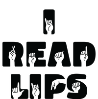 I Read Lips Sign Language Awareness Baby Bodysuit