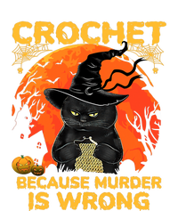 Halloween Crochet Because Murder Is Wrong For Halloween Cat Tall Long Sleeve T-Shirt