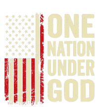 One Nation Under God Patriotic Christian USA Flag Sweatshirt