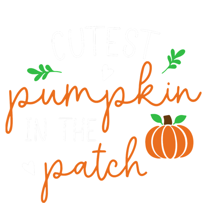 Halloween Cutest Pumpkin In The Patch Funny Toddler T-Shirt