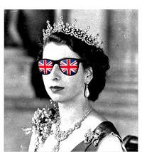 RIP Queen Elizabeth British Flag Sunglasses T-Shirt