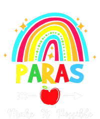 Paras Make It Possible Paraprofessional Funny Para Teacher Cooling Performance Crew T-Shirt