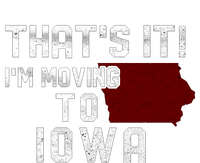 That's It I'm Moving To Iowa Map Funny Iowa Lover Kids Long Sleeve Shirt