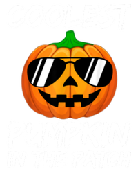 Coolest Pumpkin In The Patch Halloween Pumpkin Womens Funnel Neck Pullover Hood