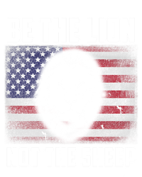 Be The Lion Not The Sheep American Flag Patriot For Boy Funny Gift V-Neck T-Shirt