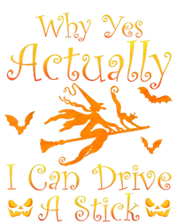 Why Yes Actually I Can Drive A Stick Funny Witch Costume T-Shirt