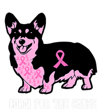 Breast Cancer Corgi For The Cause Pink Ribbon Kids Hoodie