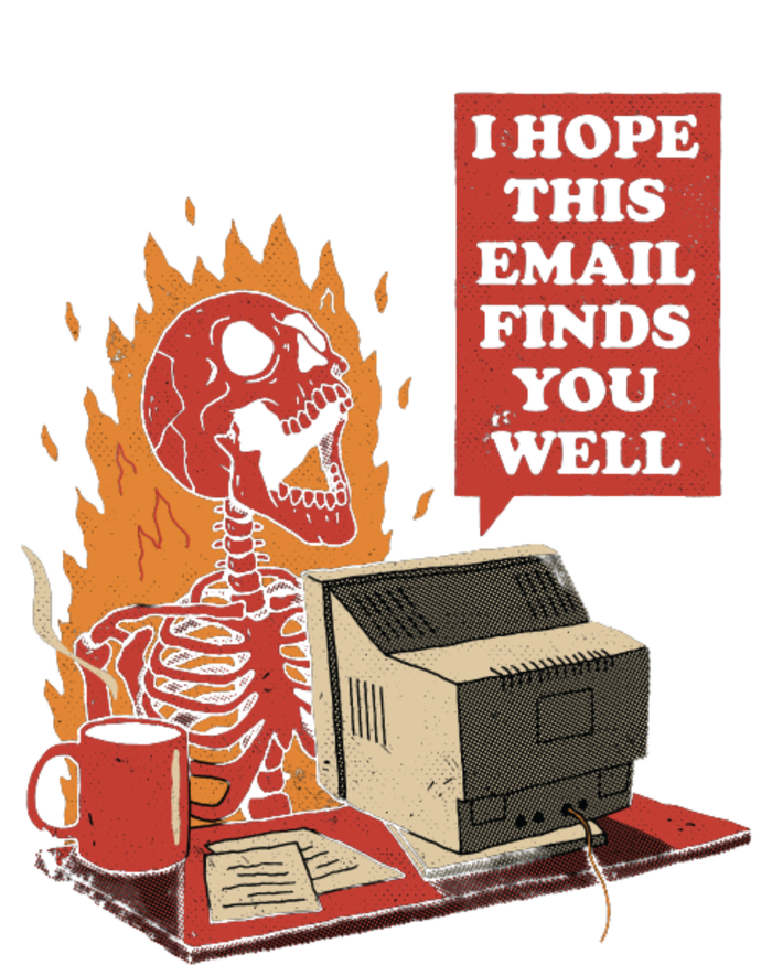 I Hope This Email Finds You Well Funny Kids Hoodie