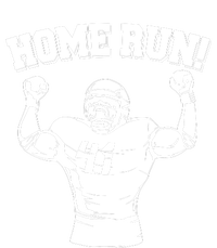 Funny Football Player Home Run Cooling Performance Crew T-Shirt