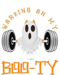 Funny Halloween Workout Gym Working On My Boo Ty Ghost Tall T-Shirt