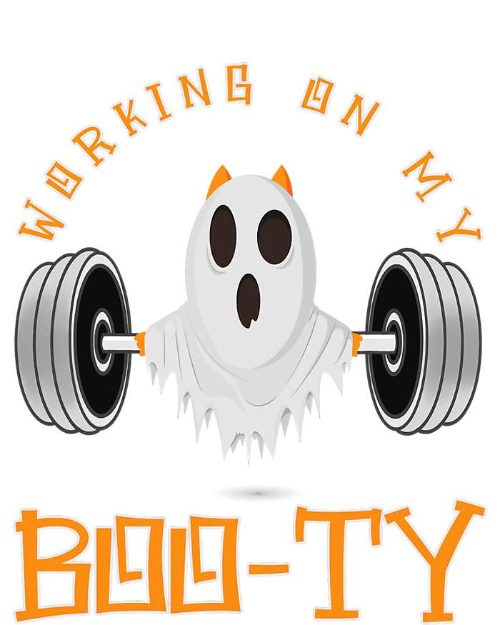 Funny Halloween Workout Gym Working On My Boo Ty Ghost Tall T-Shirt