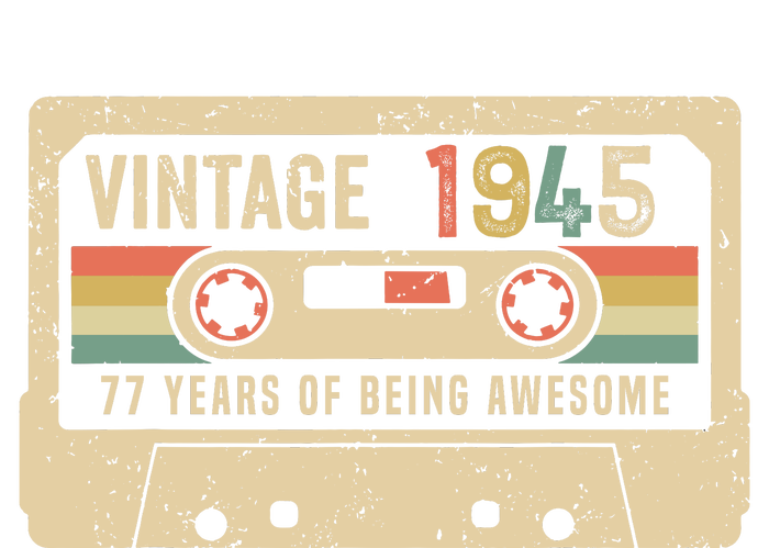 1945 Vintage Cassette Tape 77th Birthday Infant Baby Jersey Bodysuit