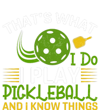 That's What I Do I Play Pickleball And I Know Things Gift Premium T-Shirt