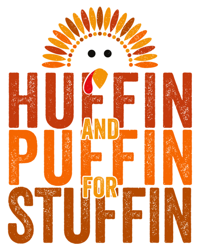 Funny Turkey Trot Huffin And Puffin For Stuffin Hooded Wearable Blanket