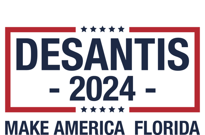 DeSantis 2024 Make America Florida Vintage US Flag Grommeted Golf Towel