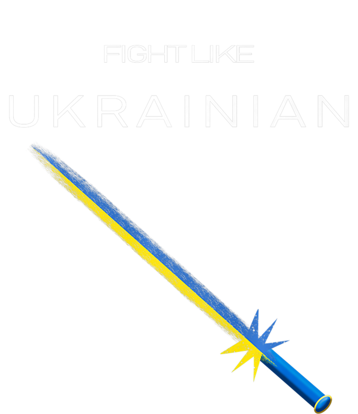 Ukrainian Sword Fight Like Ukrainian Fight Like Ukraine Kids Sweatshirt