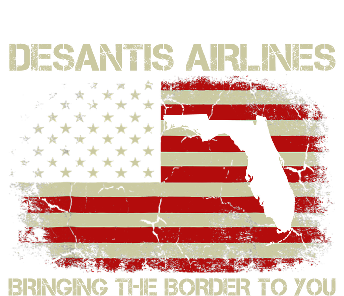 DeSantis Airlines Bringing The Border To You Funny DeSantis Tie Dye Hoodie