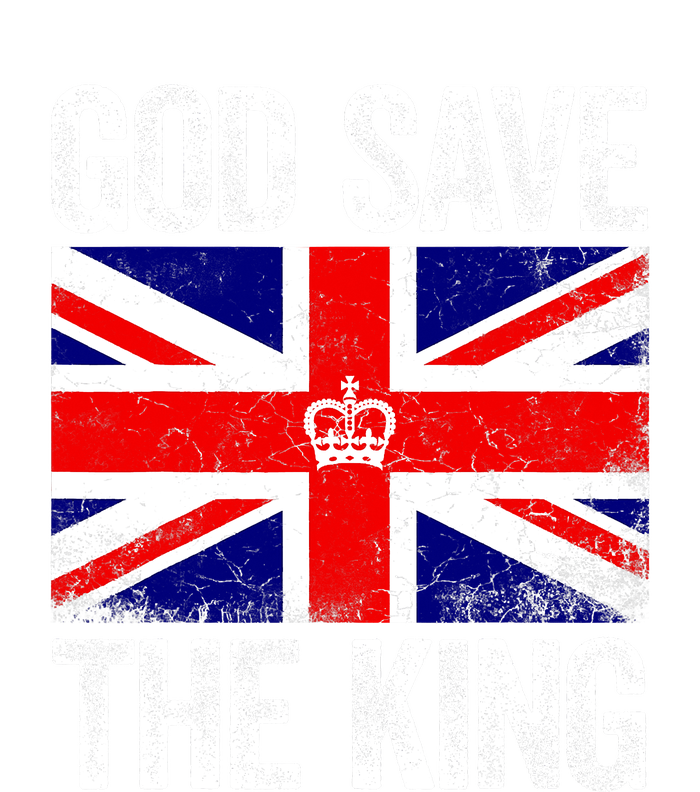 God Save The King Charles III Tee UK Flag Top King Charles T-Shirt