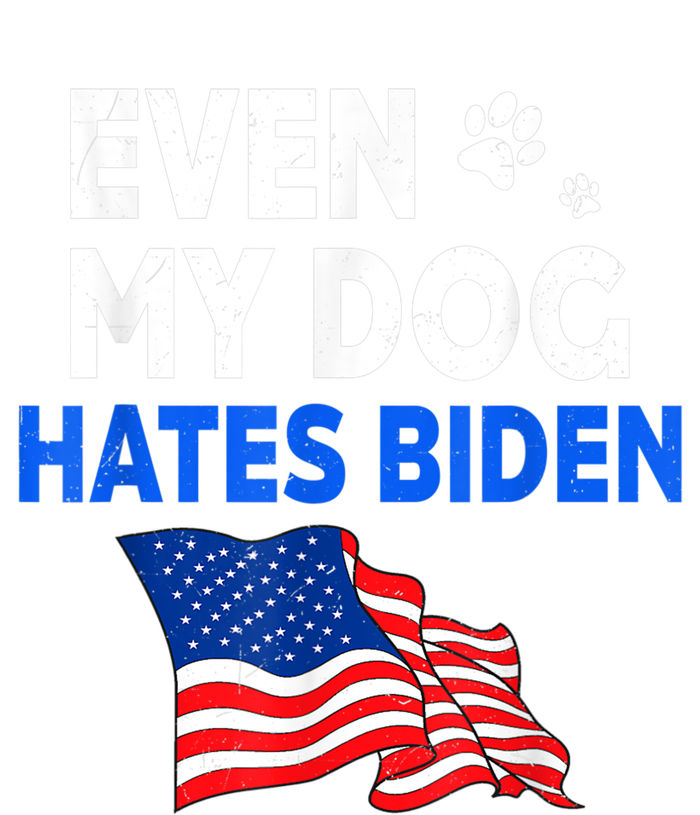 Even My Dog Hates Biden USA Flag T-Shirt