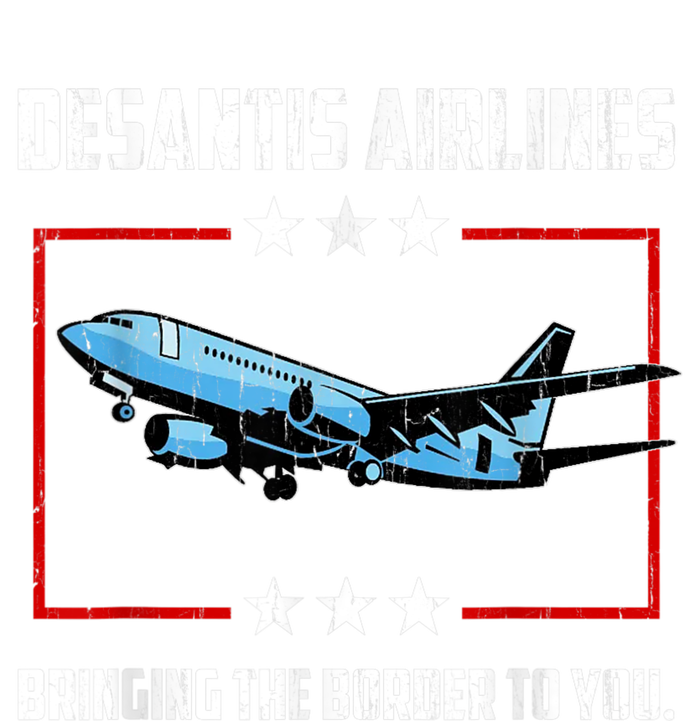 Desantis Airlines Bringing The Border To You Retro USA Flag Kids Hoodie