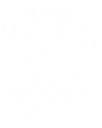 Christmas Joke On Naughty List And I Regret Nothing Funny Gift Toddler Hoodie