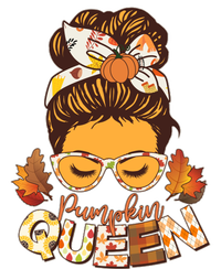 Cute Autumn Fall Pumpkin Queen V-Neck T-Shirt