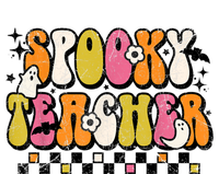 Funny Spooky Season Retro Spooky Teacher Halloween Costume Kids Colorblock Raglan Jersey