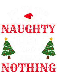 On The Naughty List And I Regret Nothing Gift Kids Tie-Dye T-Shirt