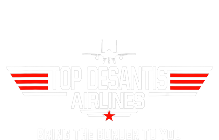 DeSantis Airlines Funny Political Meme Top DeSantis Airlines Insulated Varsity Jacket