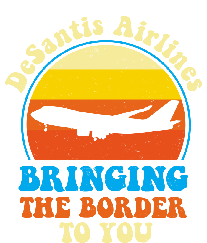 Desantis Airlines Brining The Boarder To You Funny Political Baby Bodysuit