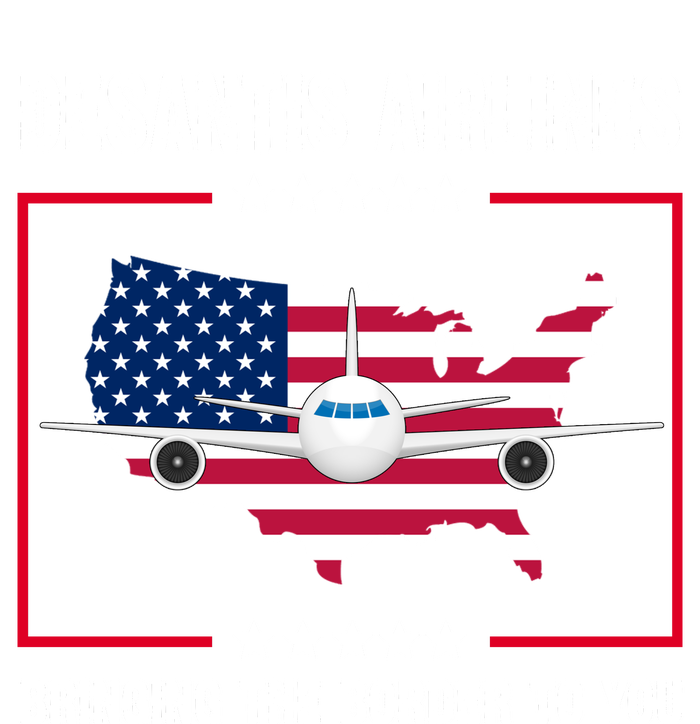 Desantis Airlines Brining The Border To You American Flag Tank Top