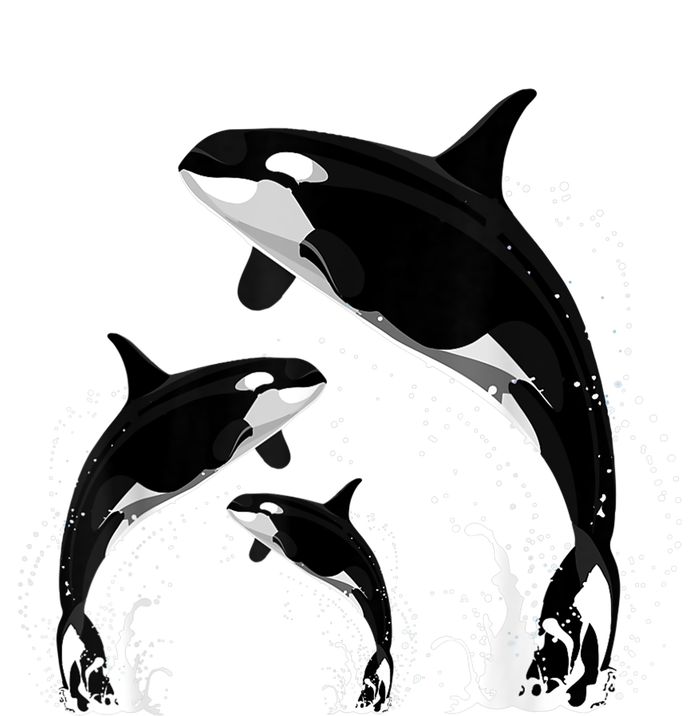 Killer Whale Gifts Shirt. Jumping Orca Killer Whales Killer Womens Funnel Neck Pullover Hood