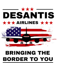 DeSantis Airlines Funny Political Meme Ron DeSantis USA Flag T-Shirt