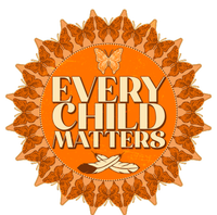 Every Child Matters Orange Butterfly Sun Flower Tall Hoodie