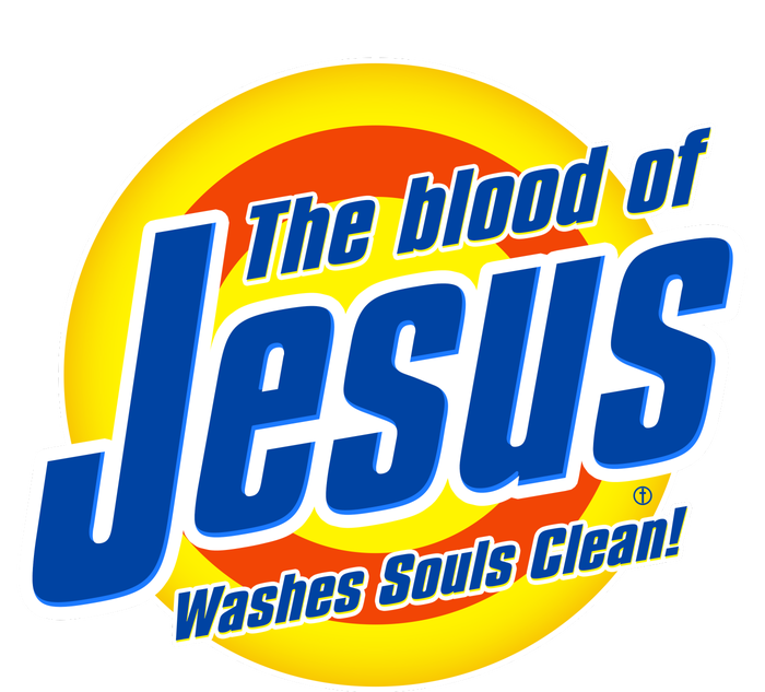 Funny The Blood Of Jesus Washes Souls Clean Detergent T-Shirt