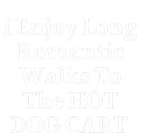 I Enjoy Long Romantic Walks To The Hot Dog Cart Zip Tote Bag