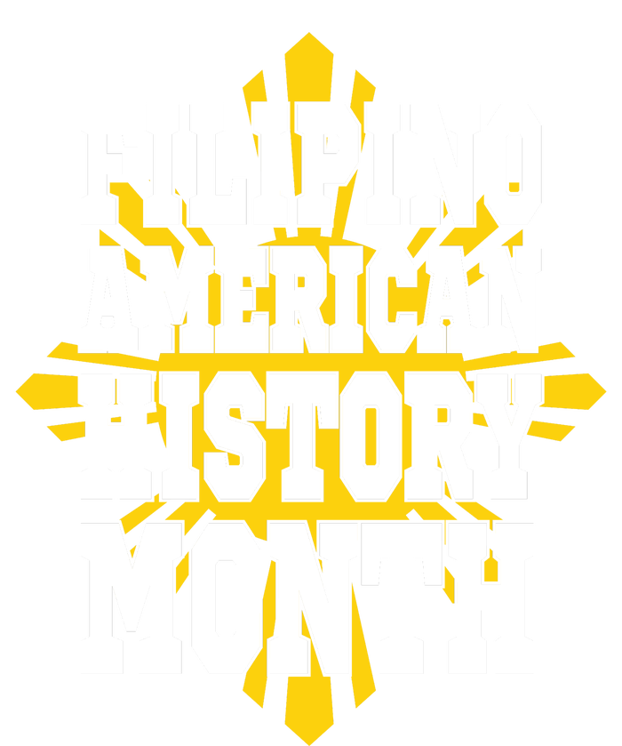 Filipino American History Month Ladies PosiCharge Competitor Racerback Tank