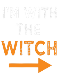 Halloween I'm With The Witch Funny Halloween Magnet