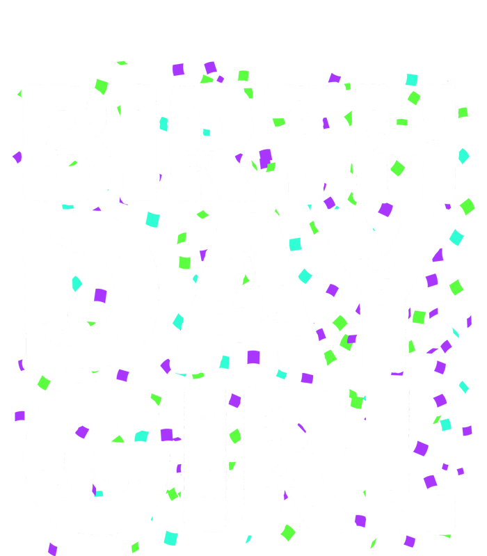 Cute Funny Birthday Girl With Confetti T-Shirt