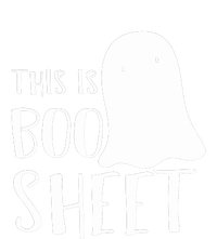 This Is Boo Sheet Ghost Retro Halloween Costume Kids Long Sleeve Shirt