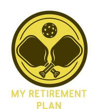 Funny Pickleball Retired Retirement Plan T-Shirt