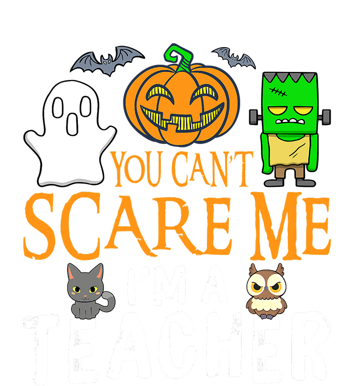 Funny Halloween You Can't Scare Me I'm A Teacher Hooded Wearable Blanket