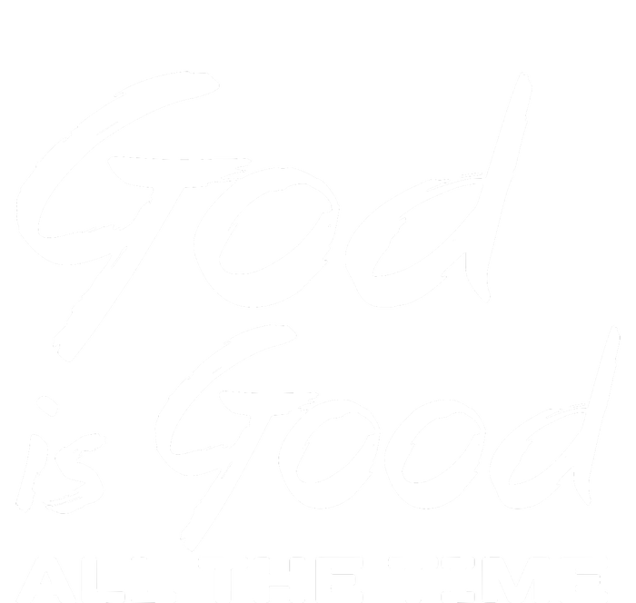 God Is Good All The Time Funny Christian Flexfit Unipanel Trucker Cap