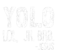 Christian Yolo Lol Jk Brb Jesus Christmas XMas Religious Ladies PosiCharge Competitor Racerback Tank