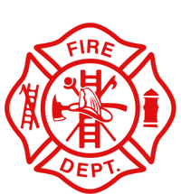 Fire Departt Fire Firefighter Emblem Halloween Costume Gift Long Sleeve Shirt