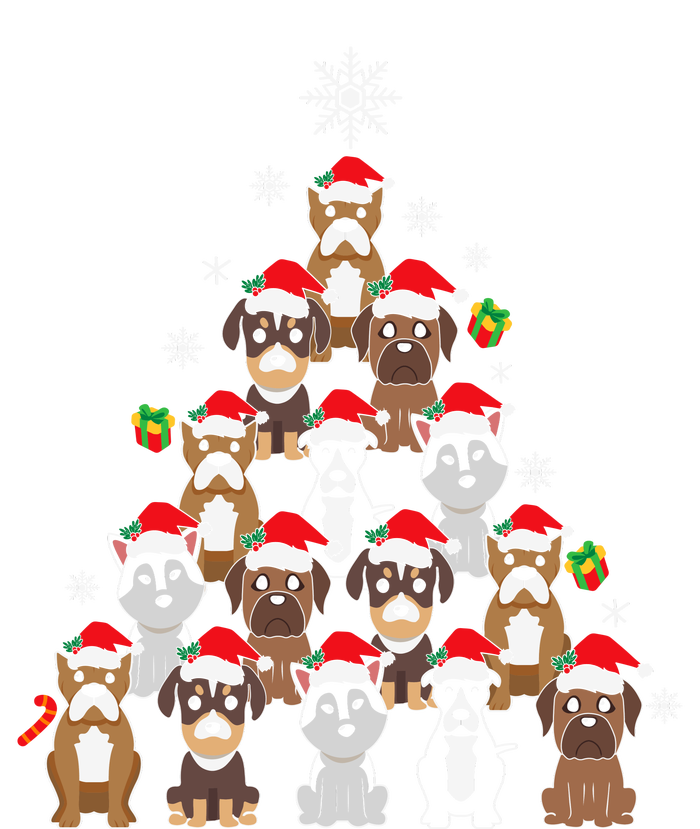 Dog Christmas Tree Funny Christmas Lights Xmas Kids Long Sleeve Shirt