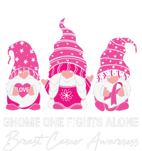 Breast Cancer Awareness Gnome No One Fights Alone T-Shirt