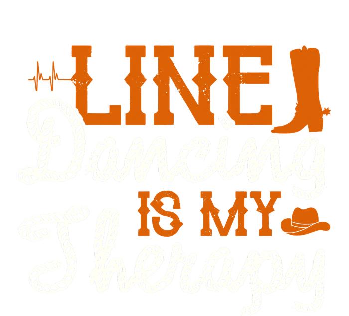 Line Dancing Is My Therapy Line Dance Womens California Wash Sweatshirt