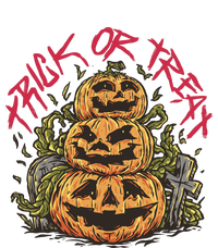 Trick Or Treat Three Pumpkin Design Tall T-Shirt