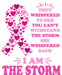 I Am The Storm Quote Breast Cancer Awareness Tall Hoodie